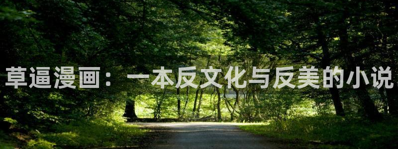 漫漫汗汗漫画：草逼漫画：一本反文化与反美的小说